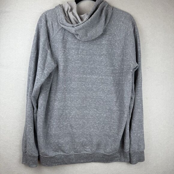 Vtg Retro Duke Blue Devils Hoodie Mens L Gray NCAA Basketball Thermal Pullover - Picture 5 of 5